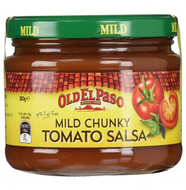 Old El Paso Mild Chunky Tomato Salsa  Glass Jar  300 grams